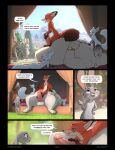 comic disney judy_hopps mystic_tantra nick_wilde zaush zootopia 
