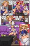  2_girls big_breasts comic dc_comics dual_persona justice_league krashzone legio power_girl sex watching_porn 