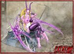  animal_legs blackfenris blonde blonde_female blonde_hair breasts clamps daemon daemon_girl demon demon_girl elf_ears hand_on_head hentai-foundry hoof horns keeper_of_secrets long_ears long_hair multiple_arms nipple pink_skin purple_nipples sitting space_marine stockings sword thighs warhammer_(franchise) warhammer_40k warhammer_fantasy 