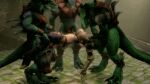 bulge deep_penetration edit foursome gif group_sex ivy_valentine lizardman soul_calibur