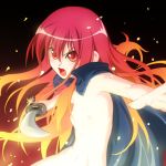  1girl caryo flat_chest nude red_hair shakugan_no_shana shana solo sword takeda_yukimura tam2 weapon 