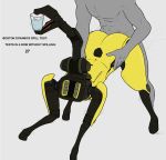 ass boston_dynamics cup english_text grey_body human mouth_hold open_mouth sex technophilia testing text water