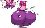  ghost ghost_girl groping huge_ass nintendo paper_mario:_the_thousand_year_door plumpzone purple_skin shadow_siren striped_hat super_mario_bros. vivian_(paper_mario) witch_hat 