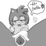 amy_rose heart kio kio_(artist) sega sonic sonic_team text