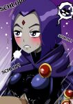 1boy 1girl anonymous_male cartoon_network dc_comics engulfing_paizuri large_breasts paizuri perpendicular_paizuri rachel_roth raven_(dc) skeb skeb_commission teen_titans teen_titans_go