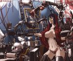 adeptus_mechanicus book breasts circle_a cyborg_(designation) dreadnought_(warhammer_40k) hood open_clothes open_shirt panties skull skull_probe_(warhammer_40k) space_marine tech_priest_(warhammer_40k) thighhighs underwear warhammer_40k