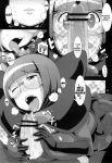 ahegao bungaku_shoujo_gahou censor_bar censored censored_penis censored_pussy comic doujinshi elite_four english_text fellatio footjob fuuro_(pokemon) hilbert_(pokemon) huge_breasts humans_of_pokemon megane monochrome nori_(artist) paizuri pantyhose pokemon pokemon_(anime) pokemon_bw shauntal_(pokemon) shikimi_(pokemon) shiny_skin skyla_(pokemon) touya_(pokemon) translated
