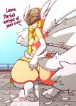 1girl angel angewomon animated anus ass ass_jiggle blonde_hair breasts clothes digimon digimon_(creature) diives elbow_gloves female female_only gloves helmet high_resolution huge_ass innie_pussy kneeling large_ass long_hair nipples no_audio socks solo spread_anus text thick_thighs thighhighs thighs vagina video watermark webm wide_hips wings