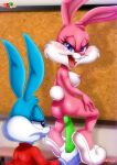 babs_bunny bbmbbf buster_bunny fur34* furry palcomix tiny_toon_adventures