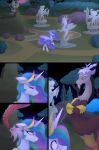  comic discord_(mlp) draconequus friendship_is_magic my_little_pony ponideathmarch princess_celestia 