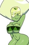 green_body green_hair green_skin nude nude_female peridot_(steven_universe) sexy sexy_pose steven_universe sweetdandy