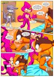  archie_comics bbmbbf comic espio_the_chameleon furry mobius_unleashed nic_the_weasel nicolette_the_weasel palcomix sega sonic_boom stickin&#039;_around_(comic) sticks_the_jungle_badger 