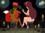 acoustic_guitar black_girl drawn_together foxxy_love guitar long_hair nudity princess_clara singing tagme