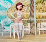  bra cellphone gloves helen_parr panties selfpic stockings the_incredibles thighs underwear 