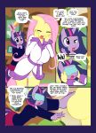 2girls anthro comic fluttershy_(mlp) friendship_is... friendship_is_magic hoofbeat multiple_girls my_little_pony purple_eyes twilight_sparkle_(mlp)