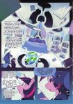  2girls anthro bed bedroom book comic dark_moon_diaries friendship_is_magic globe hoofbeat_2 multiple_girls my_little_pony pillow princess_luna twilight_sparkle_(mlp) 