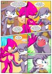  archie_comics bbmbbf comic espio_the_chameleon furry mobius_unleashed nic_the_weasel nicolette_the_weasel palcomix sega sonic_boom stickin&#039;_around_(comic) 