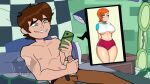  1boy 1girl ben_10 ben_10:_omniverse ben_tennyson cartoon_network cousins drunkavocado fapping gwen_tennyson incest luckylui masturbation nude nude_female phone 