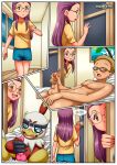  bbmbbf comic digihentai digimon digimon_rules_4_(comic) hawkmon inoue_miyako miyako_inoue palcomix yolei_inoue 