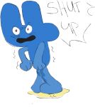  bad_quality battle_for_dream_island four_(bfdi) object_shows omorashi peeing peeing_self wetting 