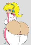 princess peach from mario (series) by randomboobguy