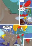  2girls anthro comic derpy_hooves friendship_is_magic hoofbeat_2 my_little_pony prisms_and_parcels rainbow_dash 