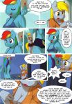  2girls anthro comic derpy_hooves friendship_is_magic hoofbeat_2 my_little_pony prisms_and_parcels rainbow_dash 