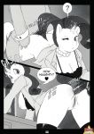 1girl anal anthro ass breasts buttjob comic dildo friendship_is_magic monochrome my_little_pony poni_parade pussy rarity_(mlp) raritys_little_helper sideboob