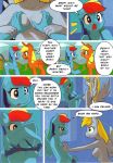  2girls anthro comic derpy_hooves friendship_is_magic hoofbeat_2 my_little_pony prisms_and_parcels rainbow_dash 