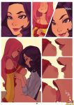 2girls comic fluttershy mine_(mlpfim_comic) multiple_girls my_little_pony poni_parade rarity_(mlp) yuri