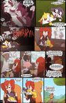  blazing_a_trail comic fennekin fuf lycanroc midnight_lycanroc nintendo pokemon rattata 