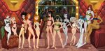  6teen avatar:_the_last_airbender batman_(series) bikini black_hair blue_eyes breasts brown_eyes cleavage crossover dani_phantom danny_phantom dark_skin dc disney ghost goth green_eyes grey_skin hairband jen_masterson jenny_wakeman kim_possible kimberly_ann_possible kiva_andru master_cyclonis megas_xlr mole monster my_life_as_a_teenage_robot one-piece_swimsuit orange_hair piper_(storm_hawks) poison_ivy print_bikini purple_eyes purple_hair raven_(dc) robot sam_(totally_spies) short_hair side-tie_bikini smile storm_hawks sue_(three_delivery) teen_titans three_delivery toph_bei_fong totally_spies twin_tails 