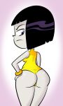 1girl ass big_ass big_ass cartoon_network dat_ass dc_comics lady_legasus looking_back rachel_roth raven_(dc) scobionicle99 smooth_skin teen_titans_go