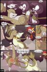  blazing_a_trail comic fennekin fuf lycanroc midnight_lycanroc nintendo pokemon rattata sandshrew servine 