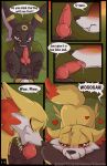 blazing_a_trail comic espeon fennekin fuf gen_2_pokemon nintendo pokemon umbreon