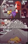  blazing_a_trail comic fennekin fuf lycanroc midnight_lycanroc nintendo pokemon rattata sandshrew servine 