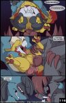  blazing_a_trail comic fennekin fuf lucario nintendo pokemon zoroark 