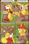  blazing_a_trail comic eevee fennekin fuf nintendo pokemon 