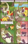  blazing_a_trail comic eevee fennekin fuf nintendo pokemon rattata servine 