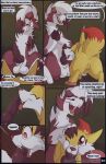  blazing_a_trail comic fennekin fuf lycanroc midnight_lycanroc nintendo pokemon 