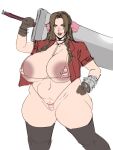 aerith_gainsborough final_fantasy gigantic_ass gigantic_breasts hourglass_figure ysr3215