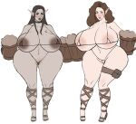 2_girls female_only gigantic_ass gigantic_breasts hourglass_figure milf pointy_ears sexy ysr3215