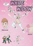  bottomless breasts_out_of_clothes chibi comedy cum cum_on_face futanari randomboobguy translated white_widow 