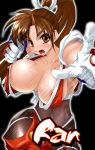  brown_hair lowres ponytail ran_(ssf4) shin_(studios) super_strip_fighter_4 