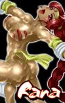  breasts dark_skin large_breasts lowres paint rana_(ssf4) shin_(studios) super_strip_fighter_4 