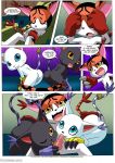 comic digimon fellatio gabumon gatomon_in_heat oral palcomix