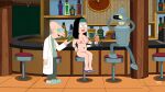  american_dad bar bender_bending_rodriguez crossover futurama hayley_smith hubert_j_farnsworth 