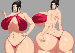 avatar:_the_last_airbender azula gigantic_ass gigantic_breasts gohu13 hourglass_figure