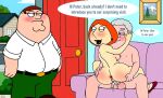  bill_clinton blushing cheating_wife cum dialogue family_guy lois_griffin peter_griffin puffy_pussy red_anus uso_(artist) 