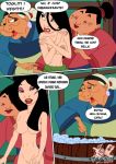  babe bath beautiful breasts comic disney fa_mulan grandmother_fa mulan nude pussy xl-toons 